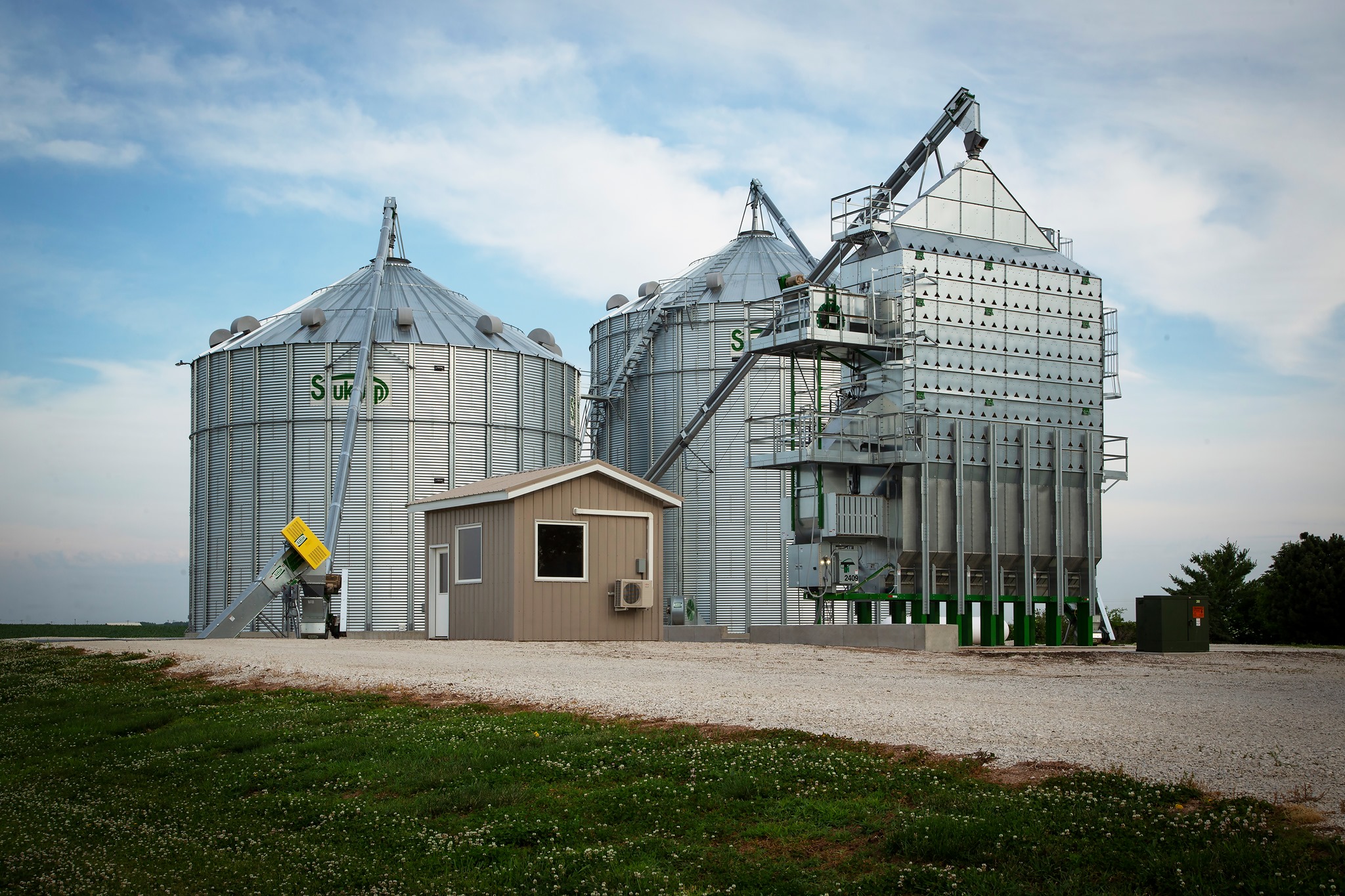 Grain bins